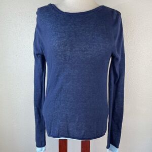 NWT Decoded Blue Layered Sweater Top